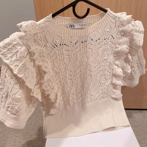 Zara woman crop top size xs